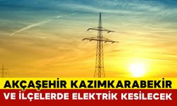 İlçe, köy ve mahallelerde elektrik kesintisi