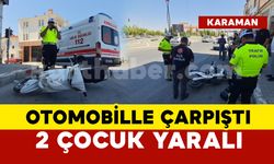 Karaman’da elektrikli bisiklet ile otomobil çarpıştı: 2 yaralı