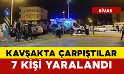 Kavşakta çarpıştılar: 7 yaralı