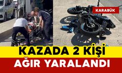 Kazada 2 kişi ağır yaralandı