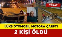 Lüks otomobilin çarptığı motordaki 2 kişi öldü