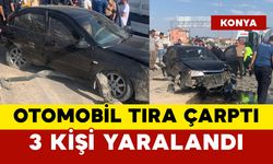 Otomobil Tıra Çarptı: 3 Kişi Yaralandı