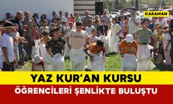 Yaz Kur’an Kursu Öğrencileri Şenlikte Buluştu