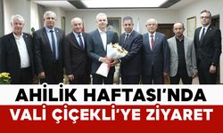 Ahilik Haftası’nda Vali Çiçekli’ye Ziyaret