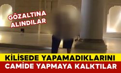 Camide uygunsuz hareketlerde bulunan 2 turist için 1 yıla kadar hapis istemi