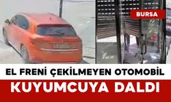 El Freni Çekilmeyen Otomobil Kuyumcuya Daldı