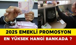 Emekli promosyon 2025 en yüksek hangi banka?