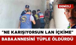 İçkisine karışan babaannesini başına tüple vurarak öldürdü