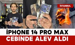 İPhone 14 Pro Max cebinde bir anda alev aldı