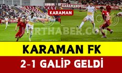 Karaman FK kendi evinde 2-1 galip geldi