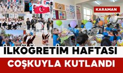 Karaman’da İlköğretim Haftası coşkuyla kutlandı