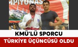 KMÜ'lü sporcu Türkiye üçüncüsü oldu