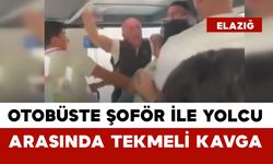 Otobüste Şoför ile Yolcu Arasında Tekmeli Kavga