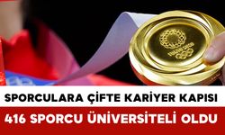 Sporculara Çifte Kariyer Kapısı: 416 Milli Sporcu Üniversiteli Oldu