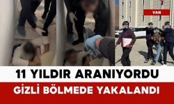 11 yıldır aranıyordu: gizli bölmede yakalandı