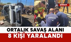 Feci kazada 8 kişi yaralandı