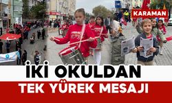 İki Okuldan Tek Yürek Mesajı