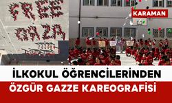 Karaman’da İlkokul Öğrencilerinden “Özgür Gazze” Koreografisi