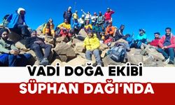 Vadi doğa ekibi Süphan Dağı'nda