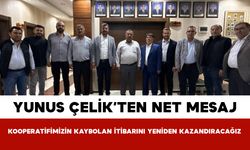 Yunus Çelik’ten Net Mesaj: Kooperatifimizin Kaybolan İtibarını Yeniden Kazandıracağız
