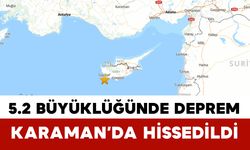 Akdeniz’de 5.2 Büyüklüğünde Deprem: Kıbrıs’ta Hissedildi