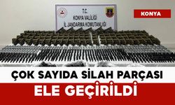 Jandarma ekipleri çok sayıda silah parçası ele geçirdi