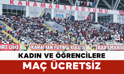 Kadın ve Öğrencilere Maç Ücretsiz