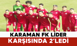 Karaman FK Lider Karşısında 2’ledi
