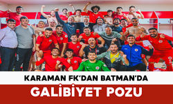 Karaman FK’dan Batman’da Galibiyet Pozu