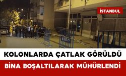 Kolonlarda Çatlak Görüldü: Bina Boşaltılarak Mühürlendi