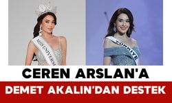 Miss Universe'te Ceren Arslan'a Demet Akalın’dan Destek