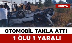 Otomobil Takla Attı: 1 Ölü 1 Yaralı