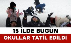 15 İlde Bugün Okullar Tatil Edildi
