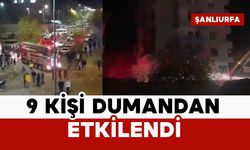 9 kişi dumandan etkilendi