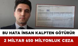 Avukatı 2,65 Milyar TL’lik Trafik Cezası Şoku Sardı