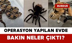 Burdur'da Operasyon Yapılan Evde Bakın Neler Çıktı?