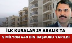 İlk Kuralar 29 Aralık’ta: 5 Milyon 440 Bin Başvuru Yapıldı