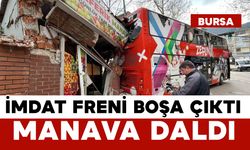 İmdat freni boşalan öğrenci otobüsü manava daldı