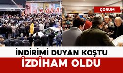 İş yeri açılışında izdiham oldu