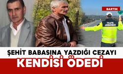 Jandarma'dan örnek davranış: Şehit babasına yazdığı cezayı kendi ödedi