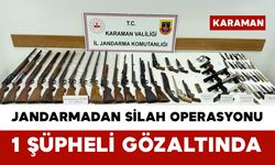 Jandarmadan Silah Operasyonu: 1 Şüpheli Gözaltında