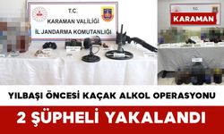 Jandarmadan Yılbaşı Öncesi Kaçak Alkol Operasyonu: 2 Şüpheli Yakalandı