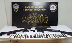 Karaman'da neler neler ele geçirildi: 10 tutuklama