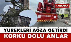 Karaman’da yürekleri ağza getiren olay