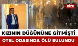 Kızının düğün hazırlıkları için geldiği otel odasında hayatını kaybetti