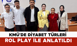 KMÜ’de Diyabet Türleri Rol Play ile Anlatıldı