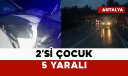 Korkutan kaza: 2'si çocuk 5 kişi yaralandı