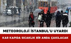Meteoroloji İstanbul’u Uyardı: Kar Kapıda Sıcaklık Bir Anda Çakılacak