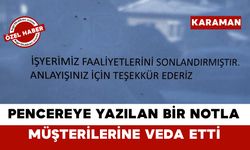 Müşterilerine Yazdığı Bir Notla Veda Etti