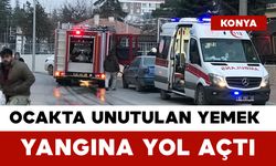 Ocakta Unutulan Yemek Yangına Yol Açtı